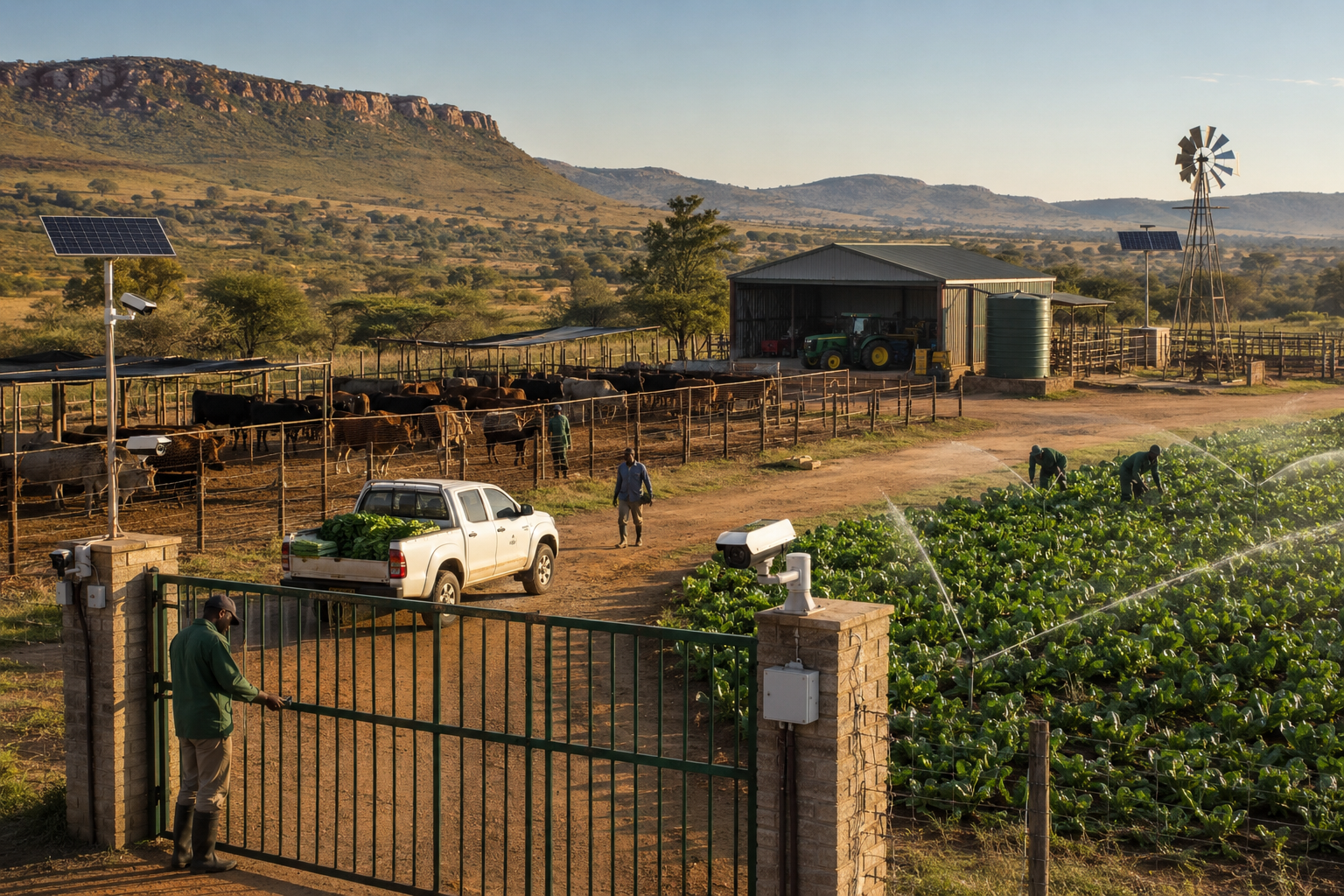 Zimbabwean farm operations protected by ViewPlus remote surveillance